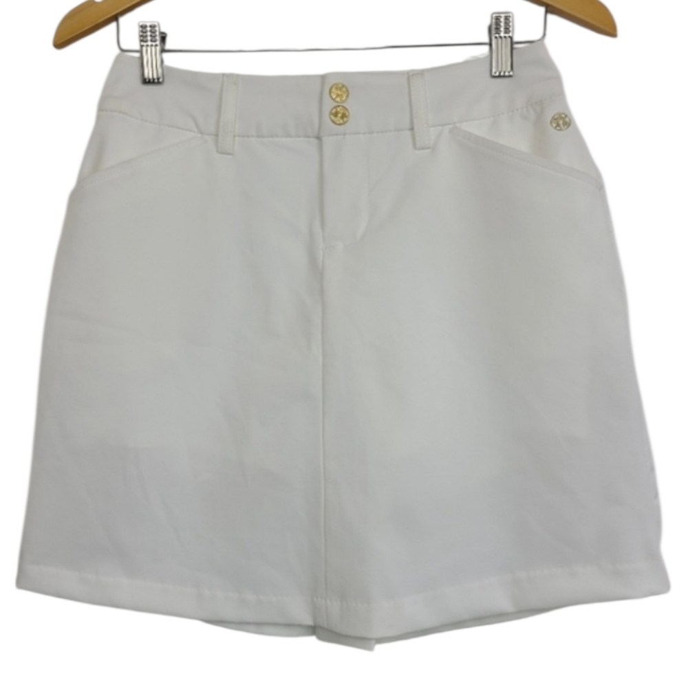 Lilly Pulitzer Sybil Luxletic White Skort Size 2 | Golf Tennis Preppy Athletic